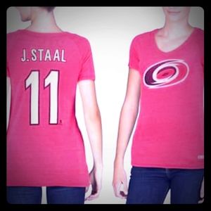 New Carolina Hurricanes J Staal women's shirt
